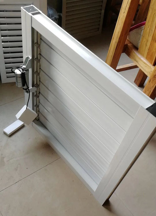 电动铝合金百叶窗